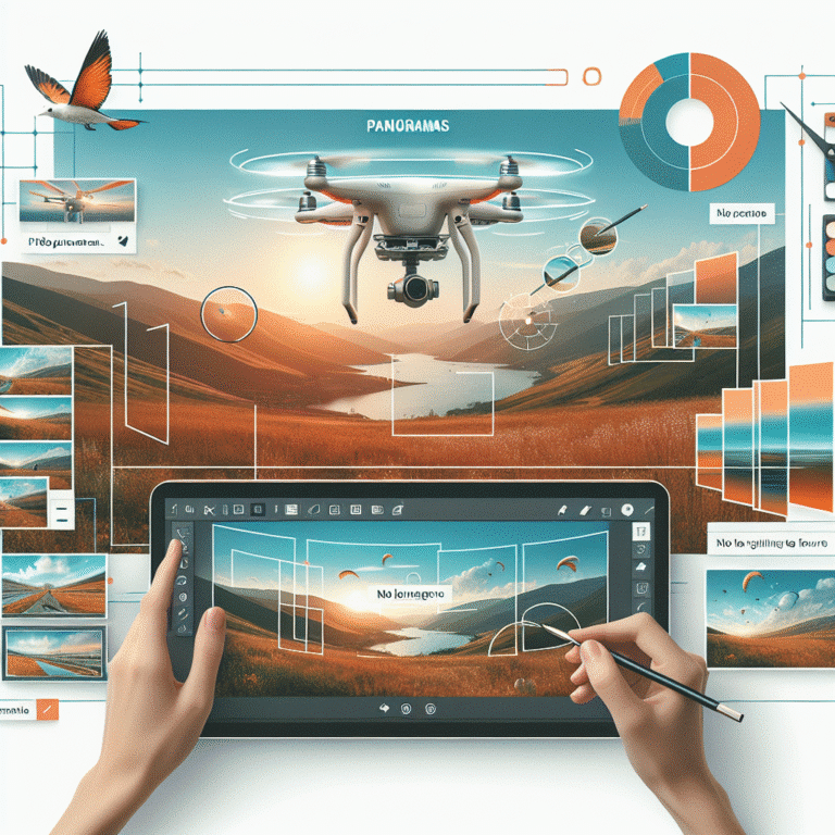 Como criar panoramas com fotos de drone