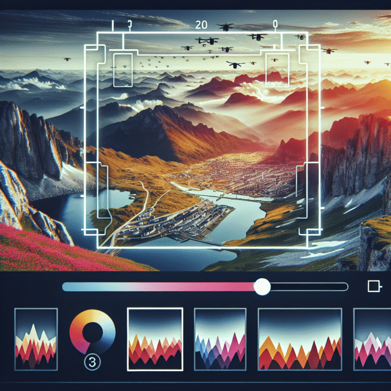 Como criar filtros personalizados para fotos de drone