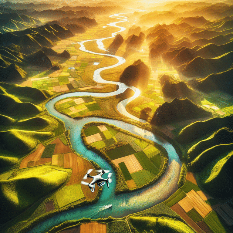 Projetos de fotografia com drone para redes sociais