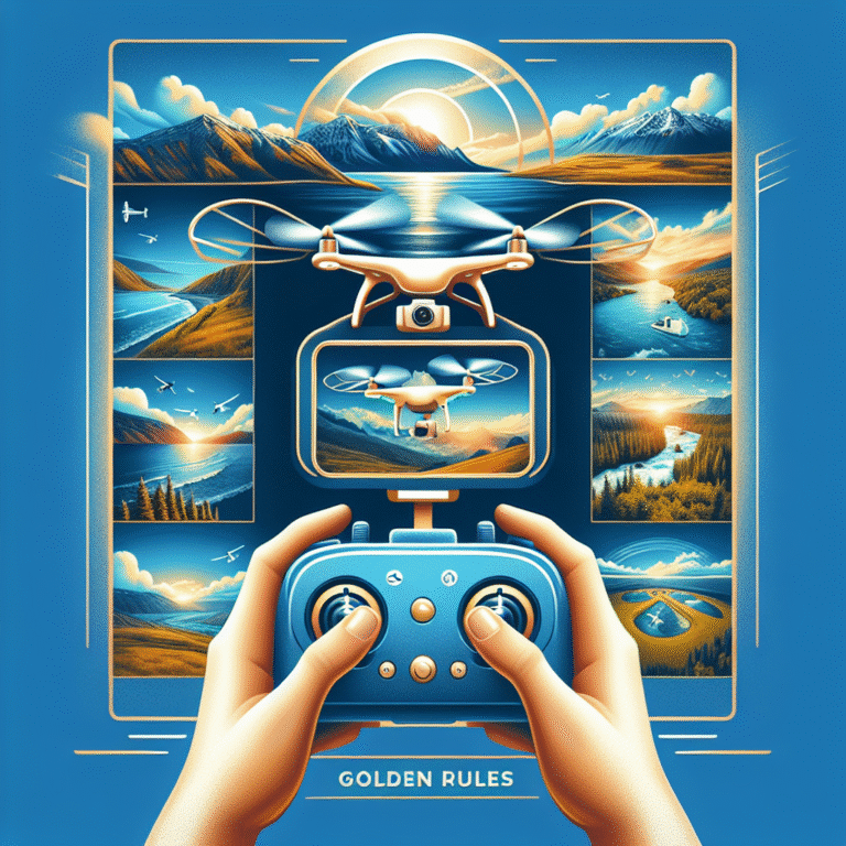 Regras de ouro da fotografia com drone para iniciantes