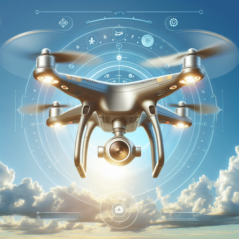 Como configurar câmera de drone para fotos