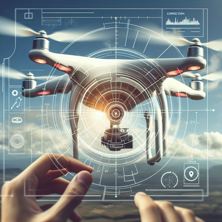 Como corrigir distorções de lente de drone