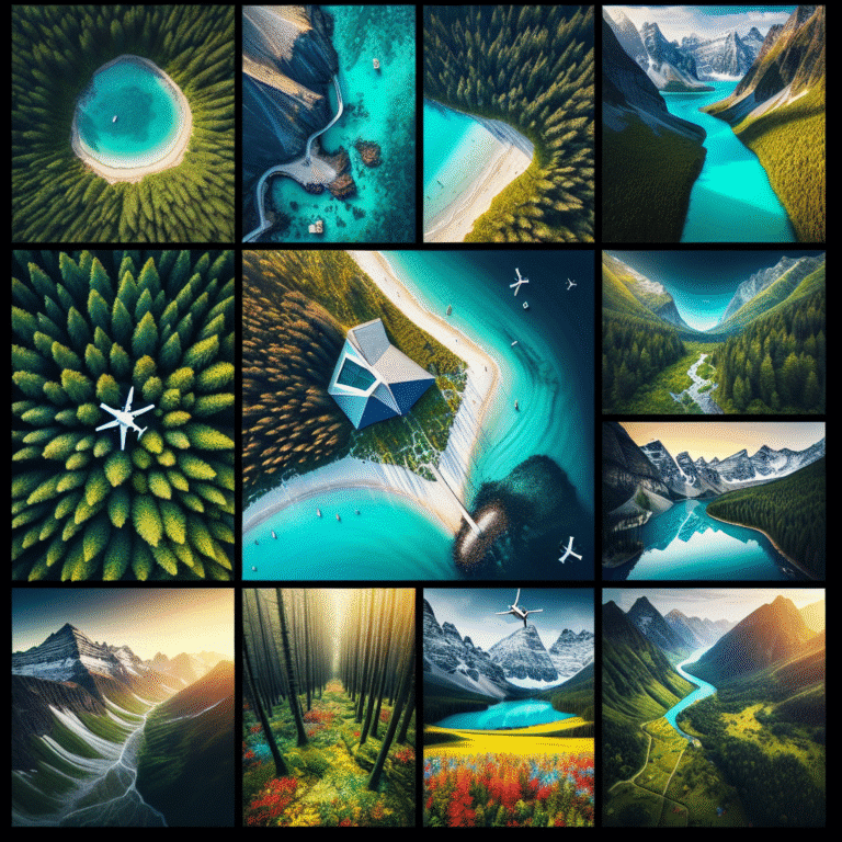 Como criar portfólio inspirador com fotos de drone