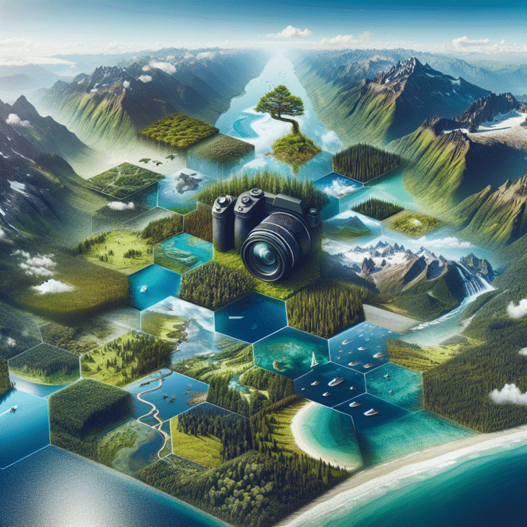 Dicas de fotografia aérea em paisagens naturais