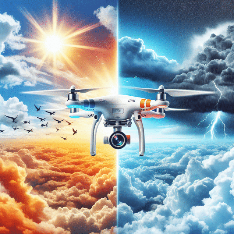Dicas para fotografar com drone em diferentes condições climáticas