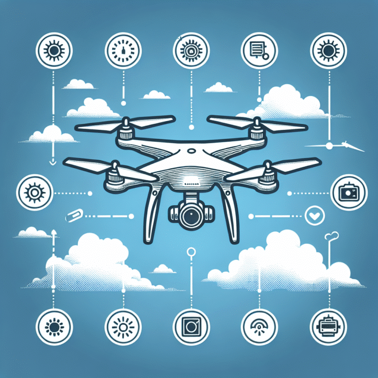 Como configurar câmera de drone para fotos