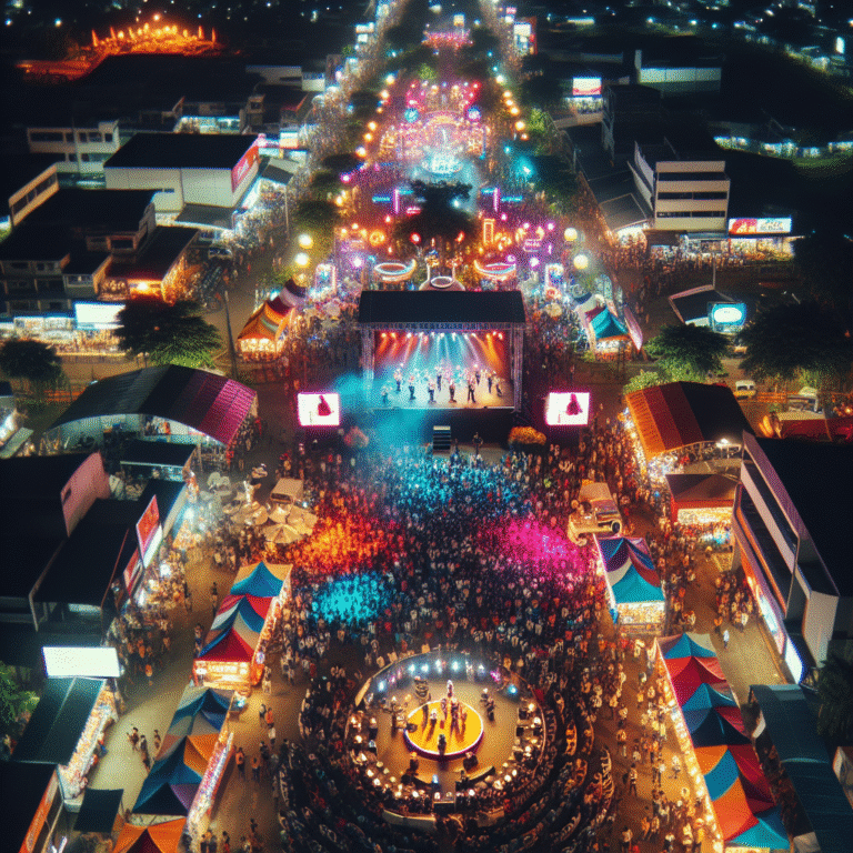 Fotografias de drone em eventos e shows