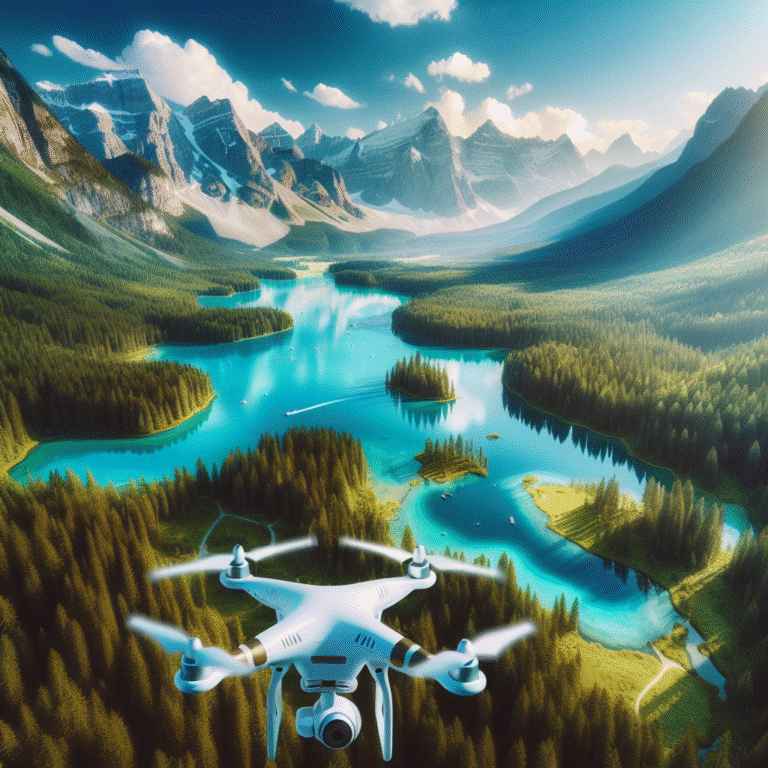 Fotografia de natureza com drone para iniciantes