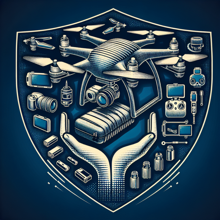 Equipamentos de proteção para drones de fotografia